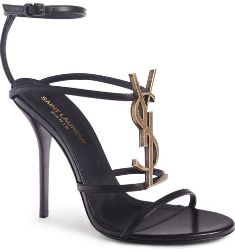 ysl crossed front sandals|YSL sandals nordstrom.